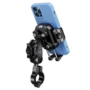 BIKETEC UCHWYT MOTOCYKLOWY ANTYWIBRACYJNY NA TELEFON QUICK LOCK R24 DAMPER
