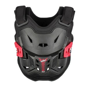 LEATT OSŁONA KLATKI PIERSIOWEJ (BUZER) CHEST PROTECTOR 2.5 KIDS BLACK KOLOR CZARNY/CZERWONY (4-7 LAT, 110-134 CM)