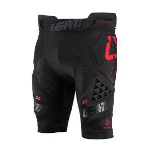 LEATT SPODENKI Z OCHRANIACZAMI IMPACT SHORTS 3DF 5.0 BLACK KOLOR CZARNY ROZMIAR L