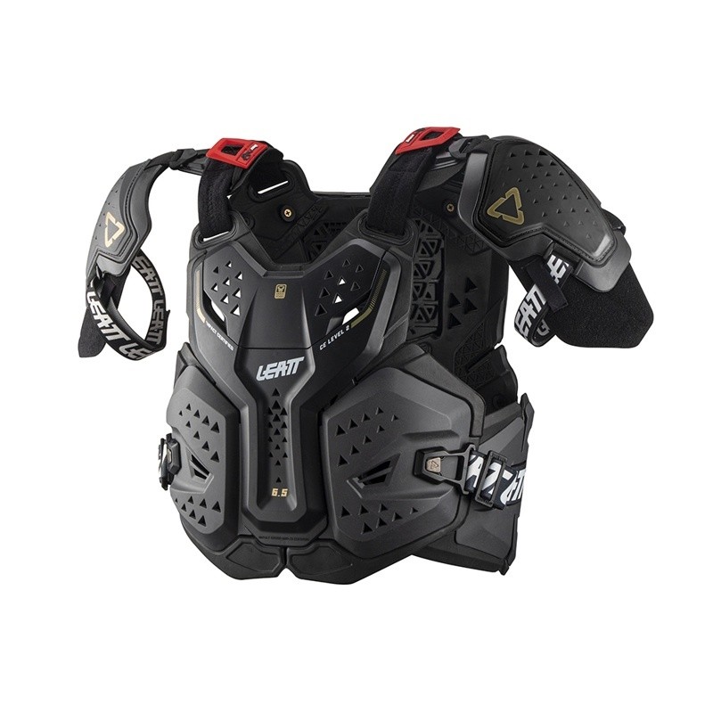 LEATT OSŁONA KLATKI PIERSIOWEJ (BUZER) CHEST PROTECTOR 6.5 PRO GRAPHENE KOLOR CZARNY ROZMIAR L/XL