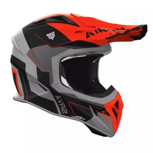 AIROH KASK CROSS / ENDURO / ATV / QUAD AVIATOR ACE 2 SHIELD ORANGE MATT KOLOR POMARAŃCZOWY/CZARNY/SZARY MAT ROZMIAR L