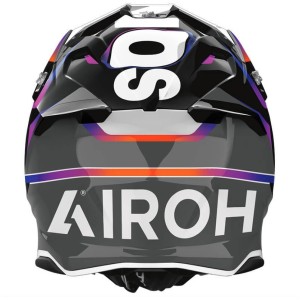 AIROH KASK CROSS / ENDURO / ATV / QUAD TWIST 3 HUSTLE GLOSS KOLOR CZARNY/FIOLETOWY/BIAŁY ROZMIAR S