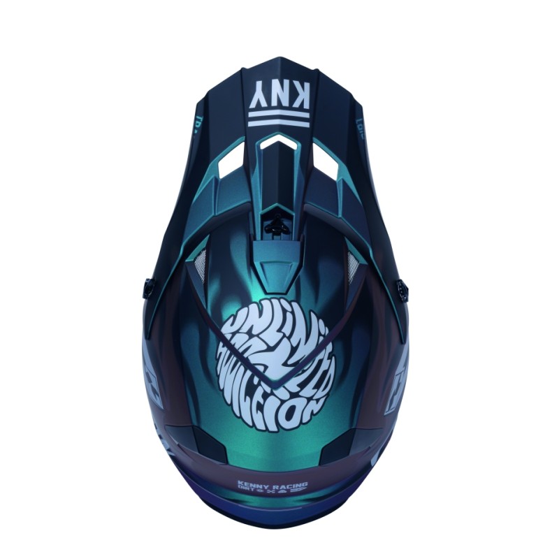 KENNY RACING CZĘŚCI ZAMIENNE DASZEK DO KASKU TRACK KID/JUNIOR/DZIECIĘCY GRAPHIC + DIRT