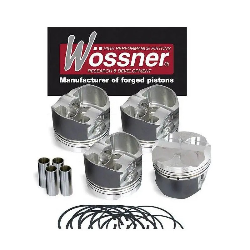 WOSSNER KOMPLET TŁOKÓW SUZUKI (4T) GSXR 1300 HAYABUSA \'99-\'07 TURBO 9:1 TALL DECK ( 81,00 MM ) 4 szt. (NA ZAMÓWIENIE)