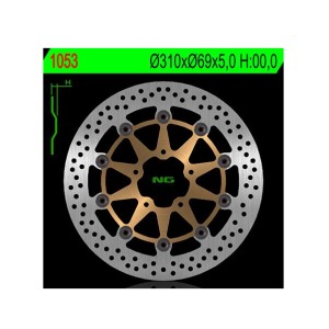 NG TARCZA HAMULCOWA PRZÓD SUZUKI DL650 \'04-\'07, SV650 \'03-\'08, DL1000 \'02-\'11, SV1000 \'03-\'07 (310x69x5) (5X10,5MM) ( ZŁ
