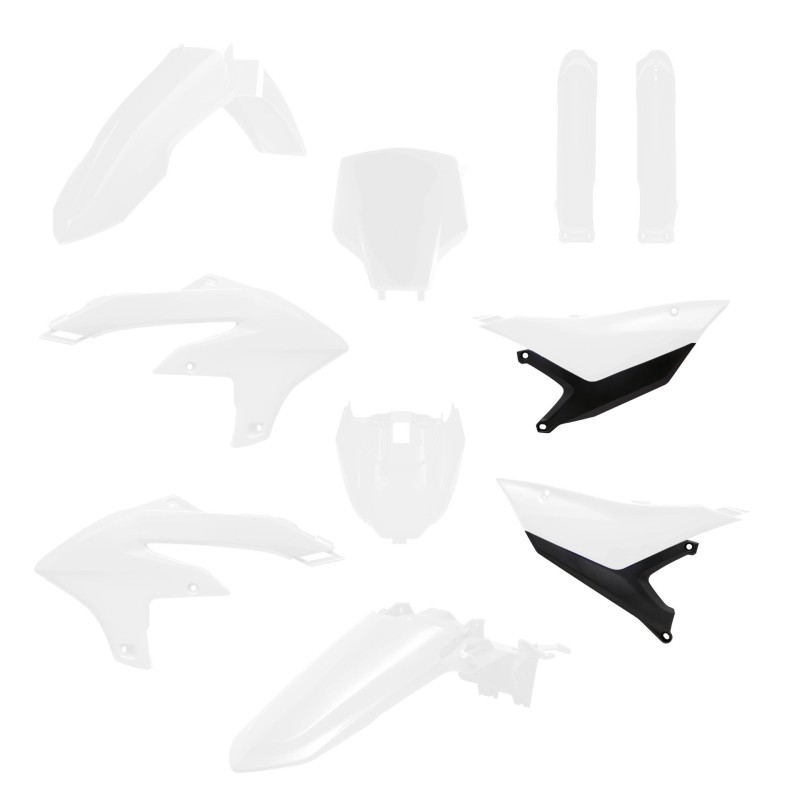 polisport komplet plastików (full kit) yamaha yz 450f \'26 w zestawie tablica przednia (8681600002) i osłony amortyzatorów (8352