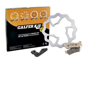 GALFER ZESTAW HONDA CRF 250/450R \'19- (TARCZA I KLOCKI HAMULCOWE PRZÓD PLUS ADAPTER SP059) (OVERSIZE 270) - PATRZ OPIS DODATKOW