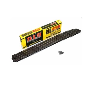DID ŁAŃCUCH NAPĘDOWY 428HD-128 (128-OGNIW) BEZ O-RINGÓW (OTWARTY + ZAPINKA)