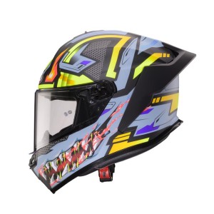 CABERG KASK INTEGRALNY ROXTER HUNTER KOLOR CZARNY MAT/SZARY/ŻÓŁTY FLUO ROZMIAR L