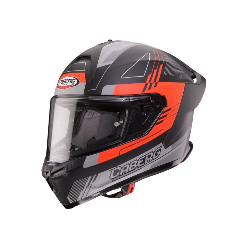 CABERG KASK INTEGRALNY ROXTER COLT KOLOR CZARNY MAT/CZERWONY FLUO/CZARNY ROZMIAR M