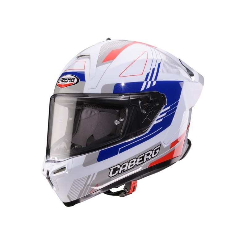 CABERG KASK INTEGRALNY ROXTER COLT KOLOR BIAŁY/CZERWONY/NIEBIESKI ROZMIAR S