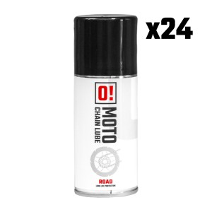 omoto zestaw 24 sztuki spray smar do łańcucha 150ml road o! chain lube (o!moto) (ole-042) (pakiet 24 sztuki)