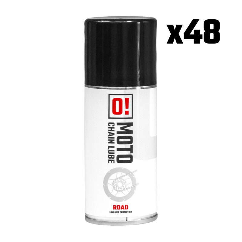 omoto zestaw 48 sztuk spray smar do łańcucha 150ml road o! chain lube (o!moto) (ole-042) (pakiet 48 sztuk)