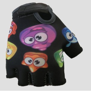 polednik rękawice / rękawiczki rowerowe / mtb (bez palców) model baby jellies (dziecięce / kid / junior) kolor czarny (żelki) ro