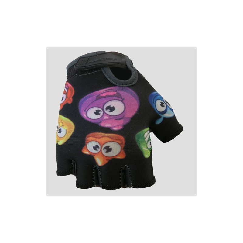 polednik rękawice / rękawiczki rowerowe / mtb (bez palców) model baby jellies (dziecięce / kid / junior) kolor czarny (żelki) ro