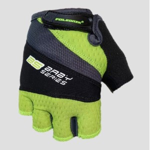 polednik rękawice / rękawiczki rowerowe / mtb (bez palców) model bs baby (dziecięce / kid / junior) kolor zielony fluo/czarny ro