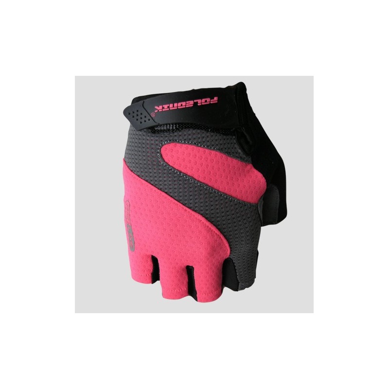 polednik rękawice / rękawiczki rowerowe / mtb (bez palców) model iris lady (damskie) kolor różowy rozmiar s