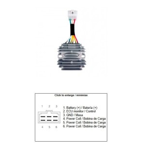 dze regulator napiecia aprilia sr 125/150 \'18-\'24; srx 50/160 \'21-\'25; piaggio zip 50 \'18-\'24; liberty 50 \'17-\'25; vespa