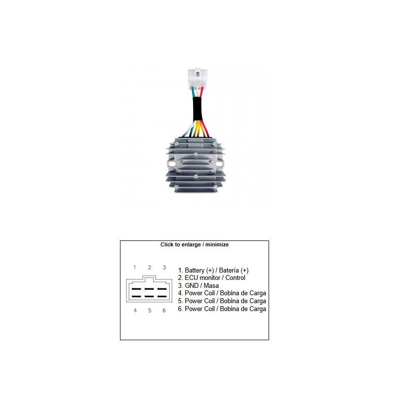 dze regulator napiecia aprilia sr 125/150 \'18-\'24; srx 50/160 \'21-\'25; piaggio zip 50 \'18-\'24; liberty 50 \'17-\'25; vespa