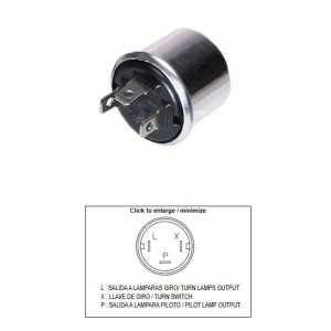dze przerywacz kierunkowskazów uniwersalny (12v 2+2 21w)