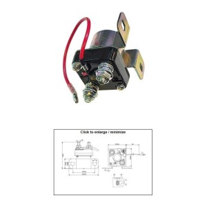 dze przekaźnik rozrusznika polaris atp / big boss / magnum / ranger / sportsman / trail blazer/ worker / xplorer / xpress (oem 4