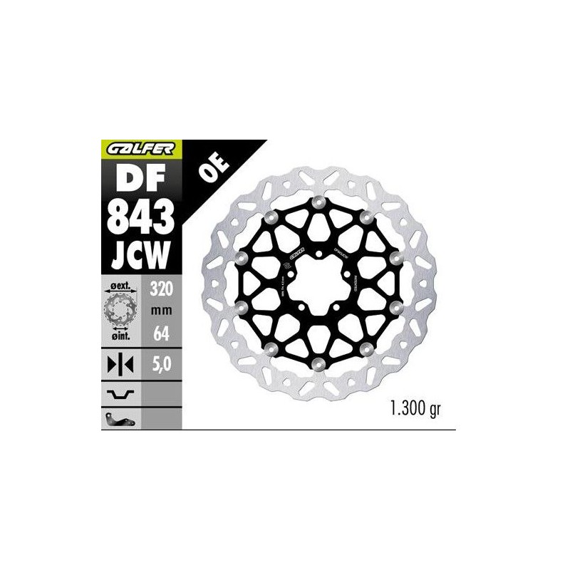 galfer tarcza hamulcowa przód cf moto mt 800 \'21-\'24; nk 800 \'23-\'24; ktm 990r duke \'26-; 1290 super duke \'21-\'23; 1390 s