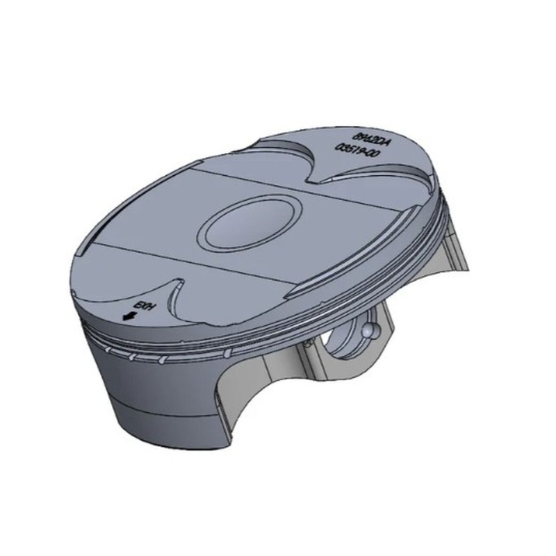 WOSSNER TŁOK (4T) KAWASAKI KX 450 \'19-\'23, KX 450 X \'21-\'23, KX 450 SR \'22-\'23 (STD. + 0,02MM = 95,98MM) (CR 13.2:1)