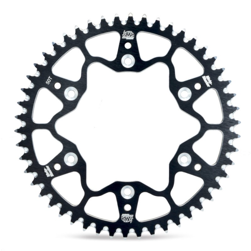 MOTO-MASTER PROMOCJA ZĘBATKA TYLNA ALUMINIOWA T7075 (ERGAL) 270 45 (27045) KOLOR CZARNY YAMAHA YZ/YZF \'99-\'24 WRF \'01-\'24 (J