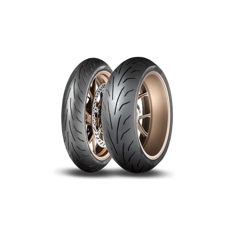 DUNLOP KOMPLET OPON (637484/26) 120/70ZR17 SPMAX QUALIFIER CORE (58W) TL PRZÓD DOT 2026 + (637805/25) 190/55ZR17 SPMAX QUALIFIER