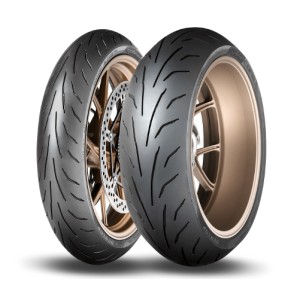 DUNLOP KOMPLET OPON (637484/26) 120/70ZR17 SPMAX QUALIFIER CORE (58W) TL PRZÓD DOT 2026 + (637860/25) 200/50ZR17 SPMAX QUALIFIER