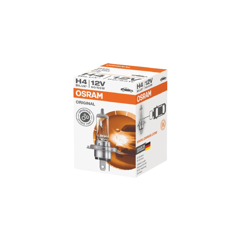 OSRAM ŻARÓWKA H4 12V 60/55W P43T ORIGINAL