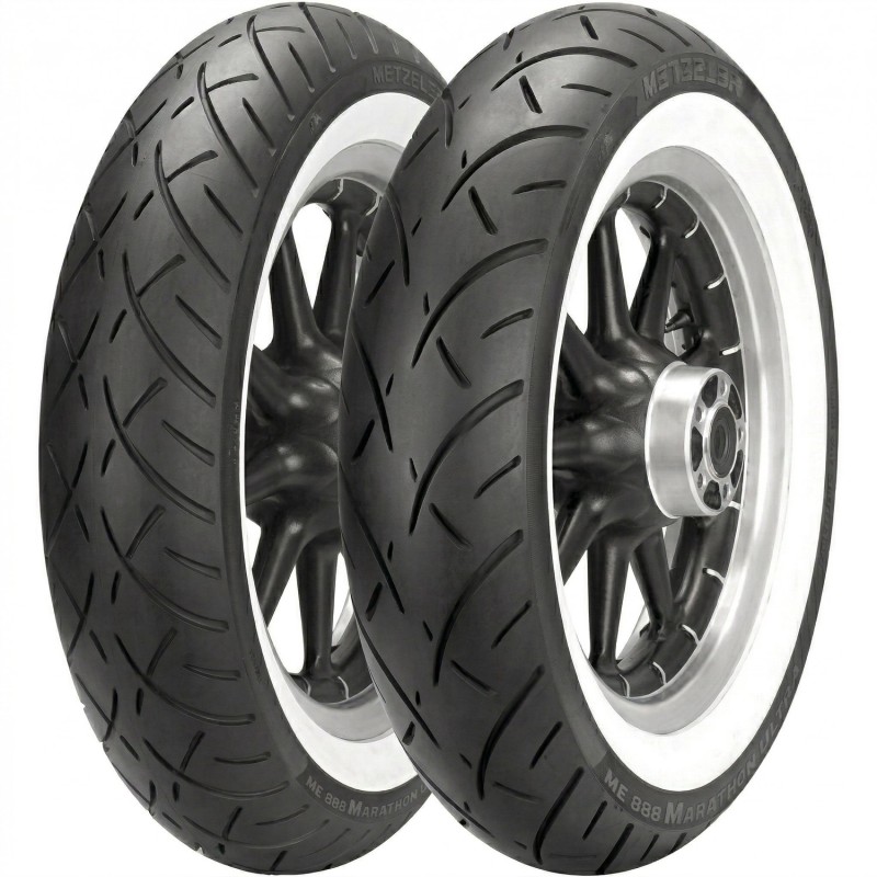 METZELER OPONA MH90-21 ME888 MARATHON ULTRA 54H TL M/C WWW BIAŁY BOK PRZÓD DOT 11-42/2023
