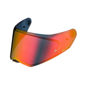 CABERG CZĘŚCI WIZJER (SZYBKA) LUSTRO (MIRROR), ODPORNY NA ZARYSOWANIA Z PINAMI POD PINLOCK DO MODELU DRIFT EVO II KOLOR CZERWONE