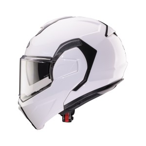 CABERG KASK SZCZĘKOWY FLIP-BACK (SZCZĘKA DO TYŁU) MODEL TRIP SOLID KOLOR BIAŁY POŁYSK ROZMIAR M (PINLOCK W ZESTAWIE)