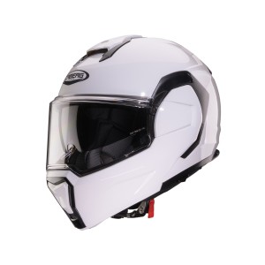 CABERG KASK SZCZĘKOWY FLIP-BACK (SZCZĘKA DO TYŁU) MODEL TRIP SOLID KOLOR BIAŁY POŁYSK ROZMIAR XL (PINLOCK W ZESTAWIE)