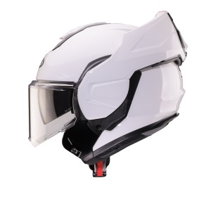CABERG KASK SZCZĘKOWY FLIP-BACK (SZCZĘKA DO TYŁU) MODEL TRIP SOLID KOLOR BIAŁY POŁYSK ROZMIAR XL (PINLOCK W ZESTAWIE)
