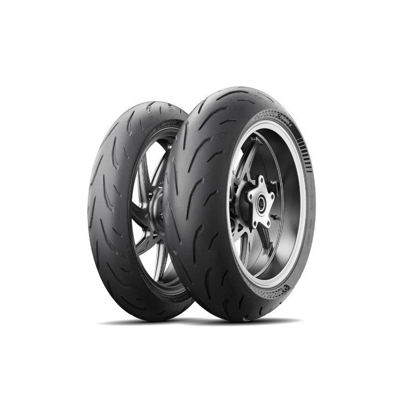 MICHELIN KOMPLET OPON CAI988009/26) 120/70ZR17 POWER 6 (58W) M/C TL PRZÓD DOT 2026 + (CAI691318/26) 180/55ZR17 POWER 6 (73W) M/C