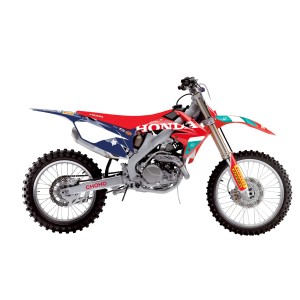 BLACKBIRD KOMPLET NAKLEJEK (OKLEIN) HONDA CRF 250R \'10-\'13; CRF 450R \'09-\'12 REPLICA TEAM HRC 25 HONDA