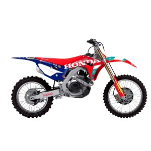 BLACKBIRD KOMPLET NAKLEJEK (OKLEIN) HONDA CRF 250R \'18-\'21, CRF 450R \'17-\'21, CRF 450X \'17-\'24 REPLICA TEAM HRC 25 HONDA