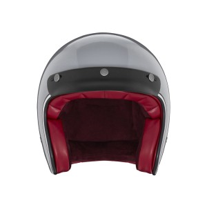 NOX PROMOCJA KASK OTWARTY JET N243 SOLID KOLOR SZARY POŁYSK ROZMIAR L