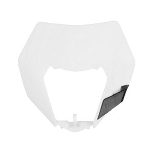 POLISPORT OSŁONA LAMPY PRZÓD KTM EXC / EXC-F / XC-W / XCF-W 125/150/200/250/300/350/450/500 \'14-\'16 KOLOR BIAŁY (WZÓR OEM)
