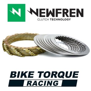NEWFREN TARCZE SPRZĘGŁOWE Z PRZEKŁADKAMI RACING KTM DUKE 125 \'11-\'20; RC 125 \'14-\'20; KAWASAKI KLX 125 \'10-\'18 (EBS4522)