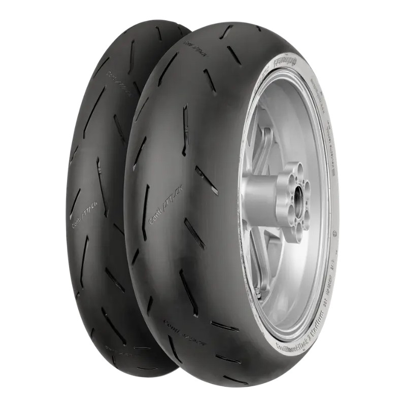 CONTINENTAL OPONA 190/55ZR17 CONTIRACEATTACK 2 MED 75W TL M/C TYŁ DOT 13/2024 (244657) (oferta specjalna)