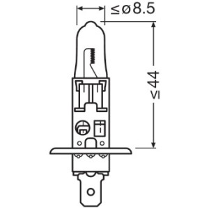 OSRAM ŻARÓWKA H1 12V 55W, P14.5S - 1 SZTUKA