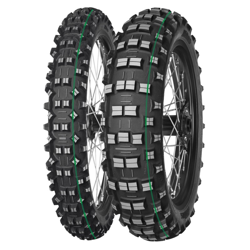 MITAS OPONA 120/90-18 TERRA FORCE-EF SUPER LIGHT 65R TT TYŁ (ZIELONY PASEK) DOT 03/2026 (460075) ZAMIENNIK:70000194,70000201 (SU