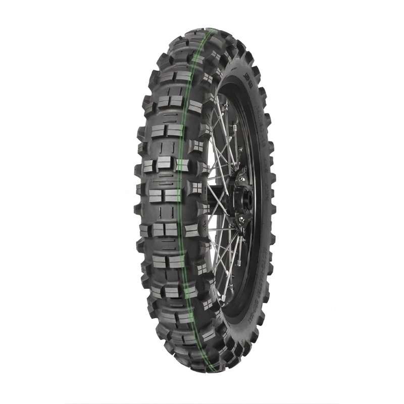 MITAS OPONA 140/80-18 TERRA FORCE-EF SUPER SOFT 70M TT (PODWÓJNY ZIELONY PASEK) TYŁ DOT 12/2023 (zamiennik:70000198) (460072)