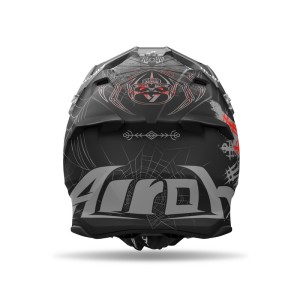 AIROH KASK CROSS / ENDURO / ATV / QUAD TWIST 3 ARCADE MATT KOLOR CZARNY/BIAŁY/SZARY MAT ROZMIAR M