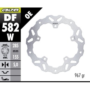 GALFER TARCZA HAMULCOWA PRZÓD KTM 390 ENDURO R \'25- (WAVE FIXED) (285X155X5MM)