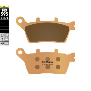 GALFER KLOCKI HAMULCOWE KH780 SPIEK METALICZNY (ZŁOTE) SINTER STREET YAMAHA NIKEN 850 \'18-