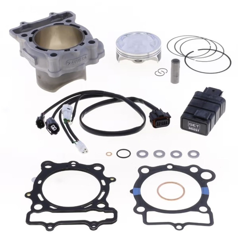 ATHENA CYLINDER KOMPLETNY Z MODUŁEM ZMIANY MAP ZAPŁONU KAWASAKI KXF 250 \'25-\'26 BIG BORE 85MM (+7MM=296CCM) (CR 13.5:1)
